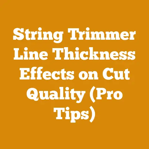 String Trimmer Line Thickness Effects on Cut Quality (Pro Tips)