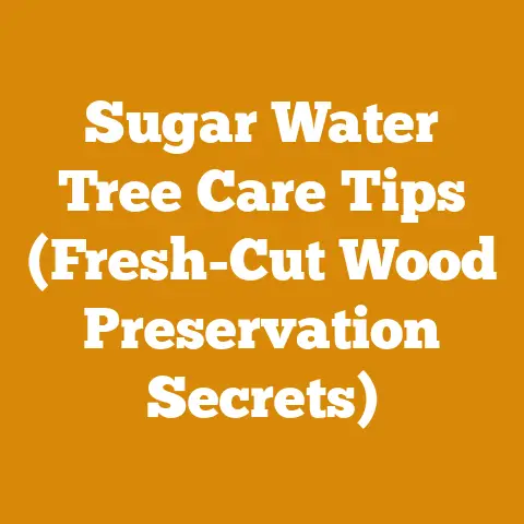 Sugar Water Tree Care Tips (Fresh-Cut Wood Preservation Secrets)