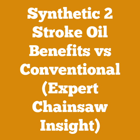 Synthetic 2 Stroke Oil Benefits vs Conventional (Expert Chainsaw Insight)