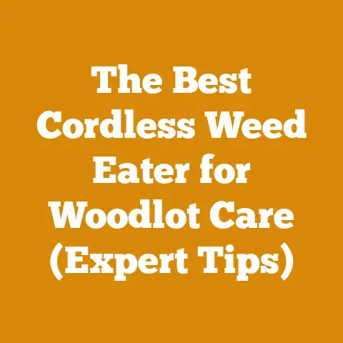 The Best Cordless Weed Eater for Woodlot Care (Expert Tips)