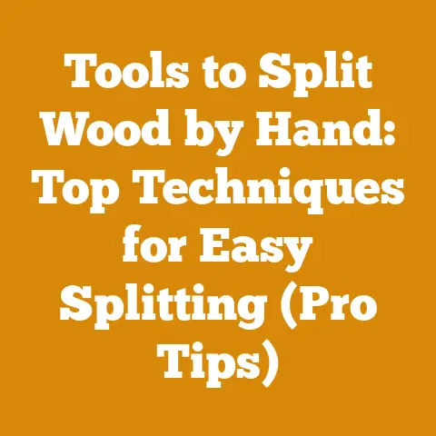 Tools to Split Wood by Hand: Top Techniques for Easy Splitting (Pro Tips)