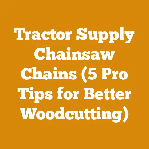 Tractor Supply Chainsaw Chains (5 Pro Tips for Better Woodcutting)