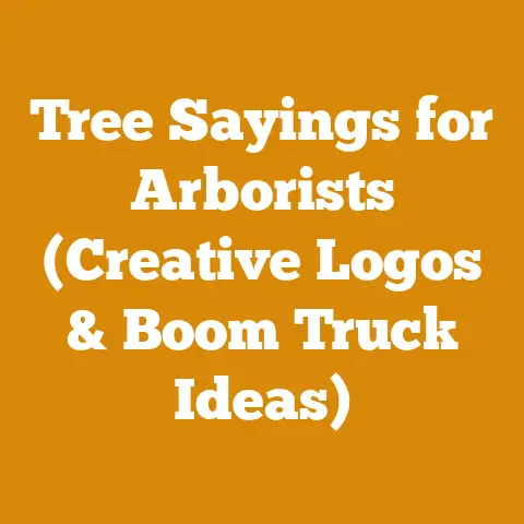 Tree Sayings for Arborists (Creative Logos & Boom Truck Ideas)