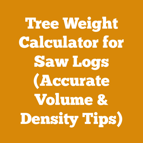 Tree Weight Calculator for Saw Logs (Accurate Volume & Density Tips)