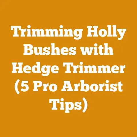 Trimming Holly Bushes with Hedge Trimmer (5 Pro Arborist Tips)