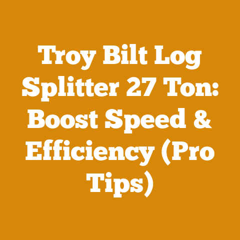 Troy Bilt Log Splitter 27 Ton: Boost Speed & Efficiency (Pro Tips)