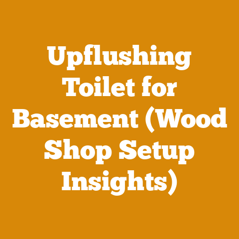 Upflushing Toilet for Basement (Wood Shop Setup Insights)