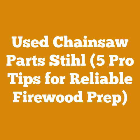 Used Chainsaw Parts Stihl (5 Pro Tips for Reliable Firewood Prep)