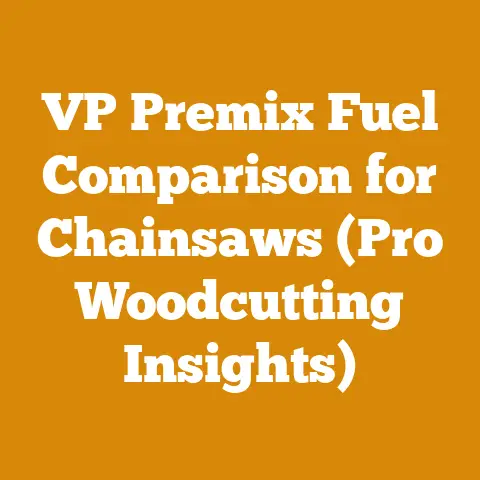 VP Premix Fuel Comparison for Chainsaws (Pro Woodcutting Insights)