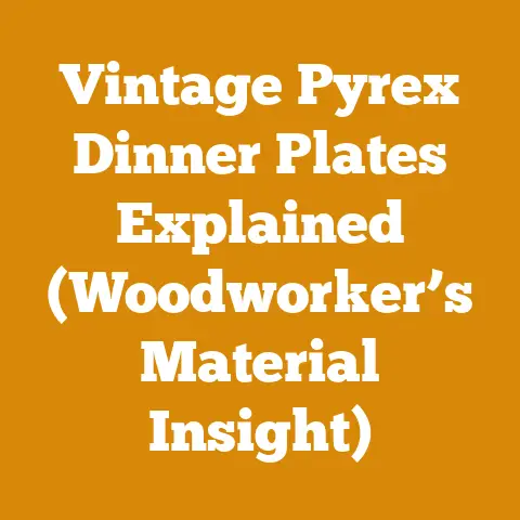 Vintage Pyrex Dinner Plates Explained (Woodworker’s Material Insight)