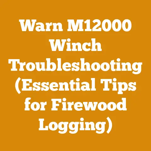 Warn M12000 Winch Troubleshooting (Essential Tips for Firewood Logging)