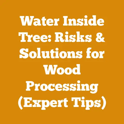 Water Inside Tree: Risks & Solutions for Wood Processing (Expert Tips)