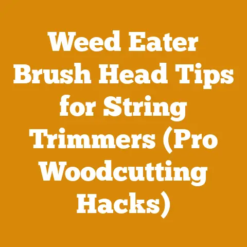 Weed Eater Brush Head Tips for String Trimmers (Pro Woodcutting Hacks)