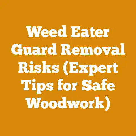 Weed Eater Guard Removal Risks (Expert Tips for Safe Woodwork)