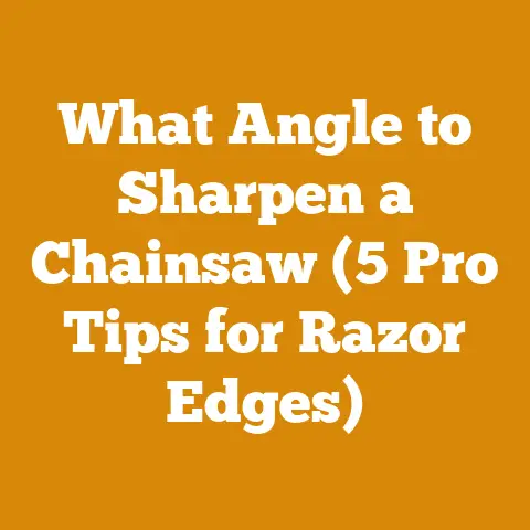 What Angle to Sharpen a Chainsaw (5 Pro Tips for Razor Edges)