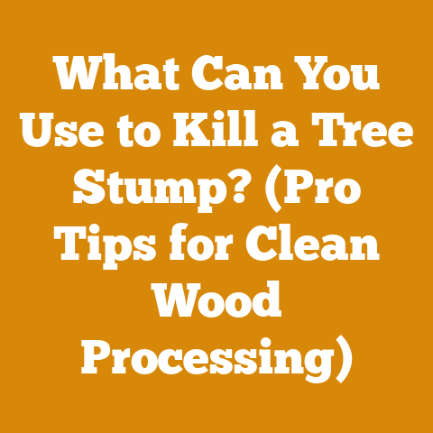 What Can You Use to Kill a Tree Stump? (Pro Tips for Clean Wood Processing)