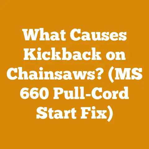 What Causes Kickback on Chainsaws? (MS 660 Pull-Cord Start Fix)
