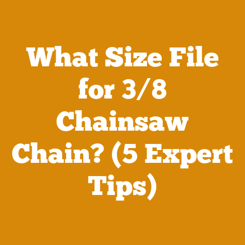 What Size File for 3/8 Chainsaw Chain? (5 Expert Tips)