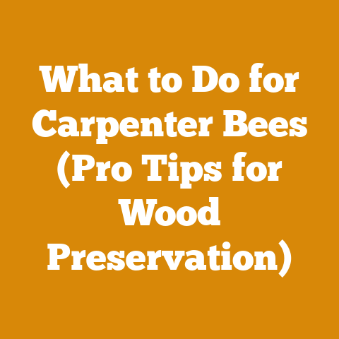 What to Do for Carpenter Bees (Pro Tips for Wood Preservation)