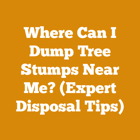 Where Can I Dump Tree Stumps Near Me? (Expert Disposal Tips)