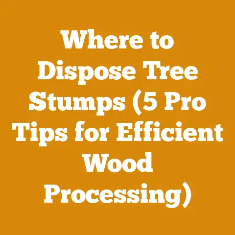 Where to Dispose Tree Stumps (5 Pro Tips for Efficient Wood Processing)