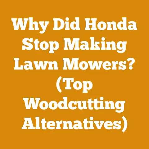 Why Did Honda Stop Making Lawn Mowers? (Top Woodcutting Alternatives)