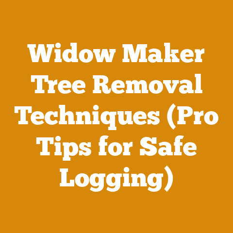 Widow Maker Tree Removal Techniques (Pro Tips for Safe Logging)