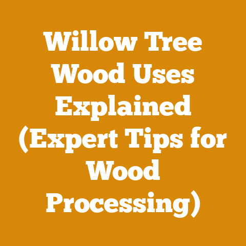 Willow Tree Wood Uses Explained (Expert Tips for Wood Processing)
