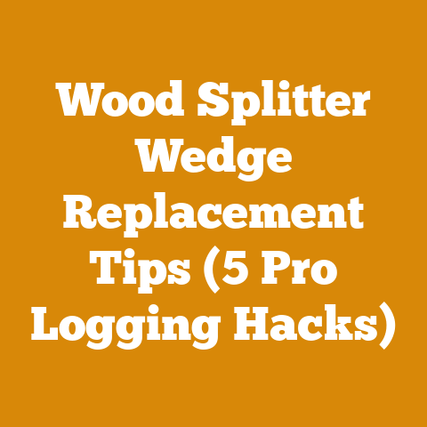 Wood Splitter Wedge Replacement Tips (5 Pro Logging Hacks)