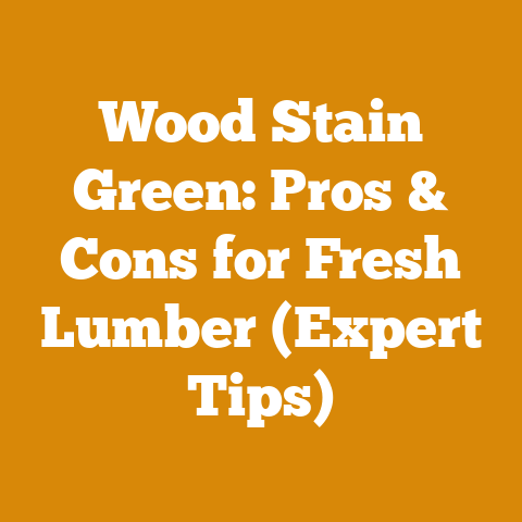 Wood Stain Green: Pros & Cons for Fresh Lumber (Expert Tips)