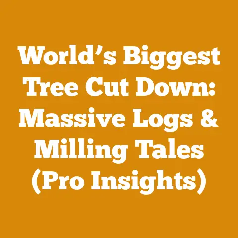 World’s Biggest Tree Cut Down: Massive Logs & Milling Tales (Pro Insights)