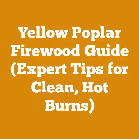 Yellow Poplar Firewood Guide (Expert Tips for Clean, Hot Burns)
